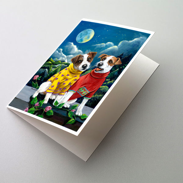 Buy this Jack Russell Terrier Moon Phase Greeting Cards and Envelopes Pack of 8