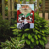 Jack Russell Christmas Santa Flag Garden Size PPP3108GF