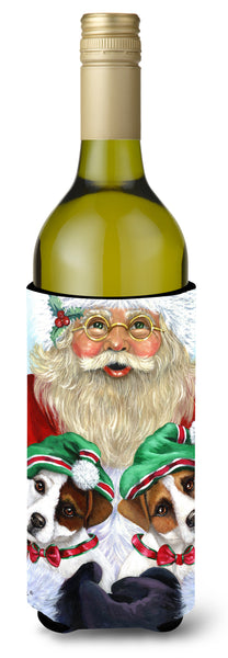 Buy this Jack Russell Christmas Santa Wine Bottle Hugger PPP3108LITERK