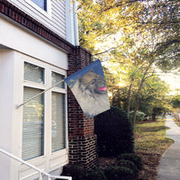 Keeshond Flag Canvas House Size PPP3110CHF