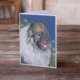 Keeshond Greeting Cards and Envelopes Pack of 8