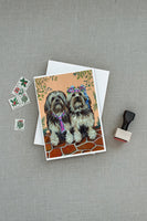 Lowchen Greeting Cards and Envelopes Pack of 8
