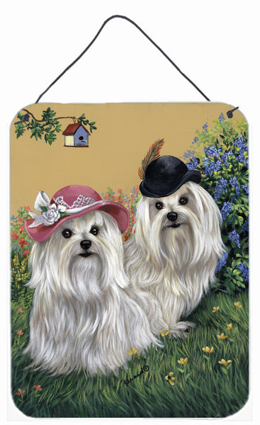 Buy this Maltese Mr & Mrs Wall or Door Hanging Prints PPP3112DS1216