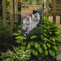 Maltese Mr & Mrs Flag Garden Size PPP3112GF
