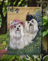 Maltese Mr & Mrs Flag Garden Size PPP3112GF