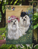 Maltese Mr & Mrs Flag Garden Size PPP3112GF