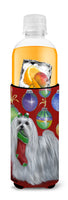 Maltese Christmas Stocking Stuffer Ultra Hugger for slim cans PPP3114MUK