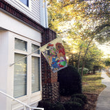 Dogs Mutli-Breed Neighborhood Flag Canvas House Size PPP3115CHF