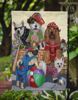 Dogs Mutli-Breed Neighborhood Flag Garden Size PPP3115GF