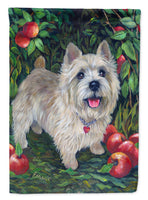 Buy this Norwich Terrier Apple Grove Flag Canvas House Size PPP3116CHF