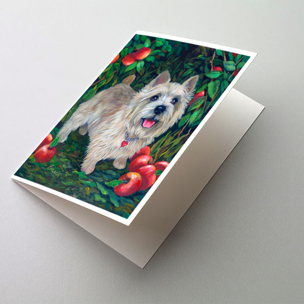 Buy this Norwich Terrier Apple Grove Greeting Cards and Envelopes Pack of 8
