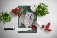 Norwich Terrier Apple Grove Glass Cutting Board Large PPP3116LCB