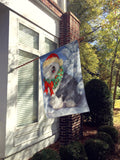 Old English Sheepdog Christmas Flag Canvas House Size PPP3117CHF