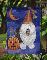 Old English Sheepdog Halloween Flag Garden Size PPP3118GF