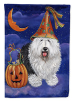 Buy this Old English Sheepdog Halloween Flag Garden Size PPP3118GF