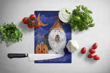 Old English Sheepdog Halloween Glass Cutting Board Large PPP3118LCB