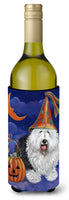 Buy this Old English Sheepdog Halloween Wine Bottle Hugger PPP3118LITERK