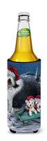 Old English Sheepdog Christmas Snow Ultra Hugger for slim cans PPP3120MUK