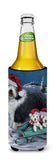 Old English Sheepdog Christmas Snow Ultra Hugger for slim cans PPP3120MUK