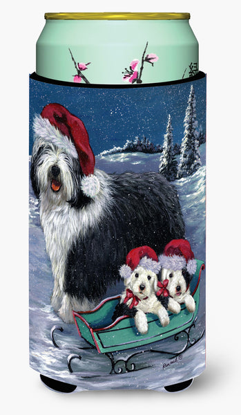 Buy this Old English Sheepdog Christmas Snow Tall Boy Hugger PPP3120TBC