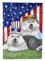 Buy this Old English Sheepdog USA Flag Canvas House Size PPP3121CHF