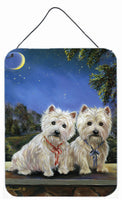 Buy this Westie Moonlight Stroll Wall or Door Hanging Prints PPP3122DS1216