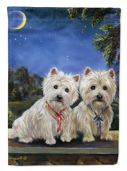 Buy this Westie Moonlight Stroll Flag Garden Size PPP3122GF
