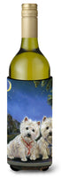 Buy this Westie Moonlight Stroll Wine Bottle Hugger PPP3122LITERK