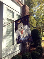 Westie Christmas Angel Flag Canvas House Size PPP3123CHF