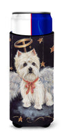 Buy this Westie Christmas Angel Ultra Hugger for slim cans PPP3123MUK