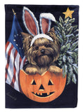 Buy this Yorkie for All Seasons Flag Canvas House Size PPP3124CHF