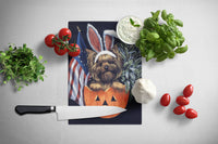 Yorkie for All Seasons Glass Cutting Board Large PPP3124LCB