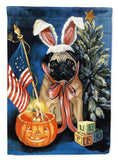 Buy this Pug for All Seasons Flag Canvas House Size PPP3125CHF