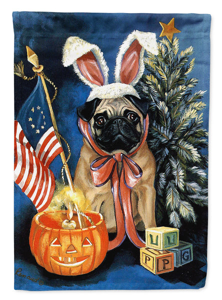 Buy this Pug for All Seasons Flag Canvas House Size PPP3125CHF