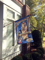 Yorkie Pretty as a Picture Flag Canvas House Size PPP3126CHF