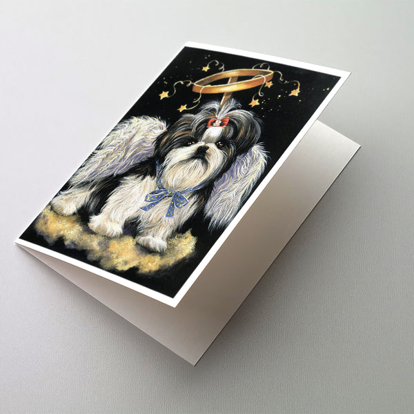 Buy this Shih Tzu Christmas Angel Greeting Cards and Envelopes Pack of 8