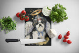 Shih Tzu Christmas Angel Glass Cutting Board Large PPP3127LCB