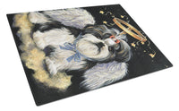 Buy this Shih Tzu Christmas Angel Glass Cutting Board Large PPP3127LCB