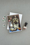 Yorkie Teacher's Pet Greeting Cards and Envelopes Pack of 8