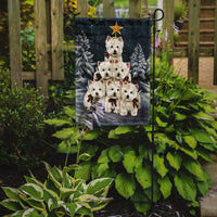 Westie Christmas Family Tree Flag Garden Size PPP3130GF