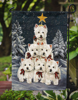 Westie Christmas Family Tree Flag Garden Size PPP3130GF