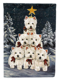 Buy this Westie Christmas Family Tree Flag Garden Size PPP3130GF