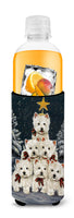 Westie Christmas Family Tree Ultra Hugger for slim cans PPP3130MUK