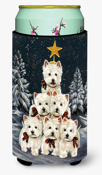 Buy this Westie Christmas Family Tree Tall Boy Hugger PPP3130TBC