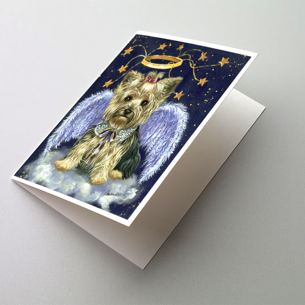 Buy this Yorkie Christmas Family Tree Greeting Cards and Envelopes Pack of 8