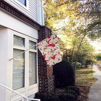 Westie Christmas a Plenty Flag Canvas House Size PPP3133CHF