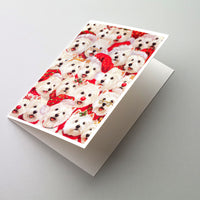 Buy this Westie Christmas a Plenty Greeting Cards and Envelopes Pack of 8