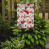 Westie Christmas a Plenty Flag Garden Size PPP3133GF