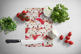 Westie Christmas a Plenty Glass Cutting Board Large PPP3133LCB