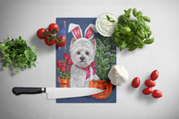 Westie for All Seasons Glass Cutting Board Large PPP3137LCB